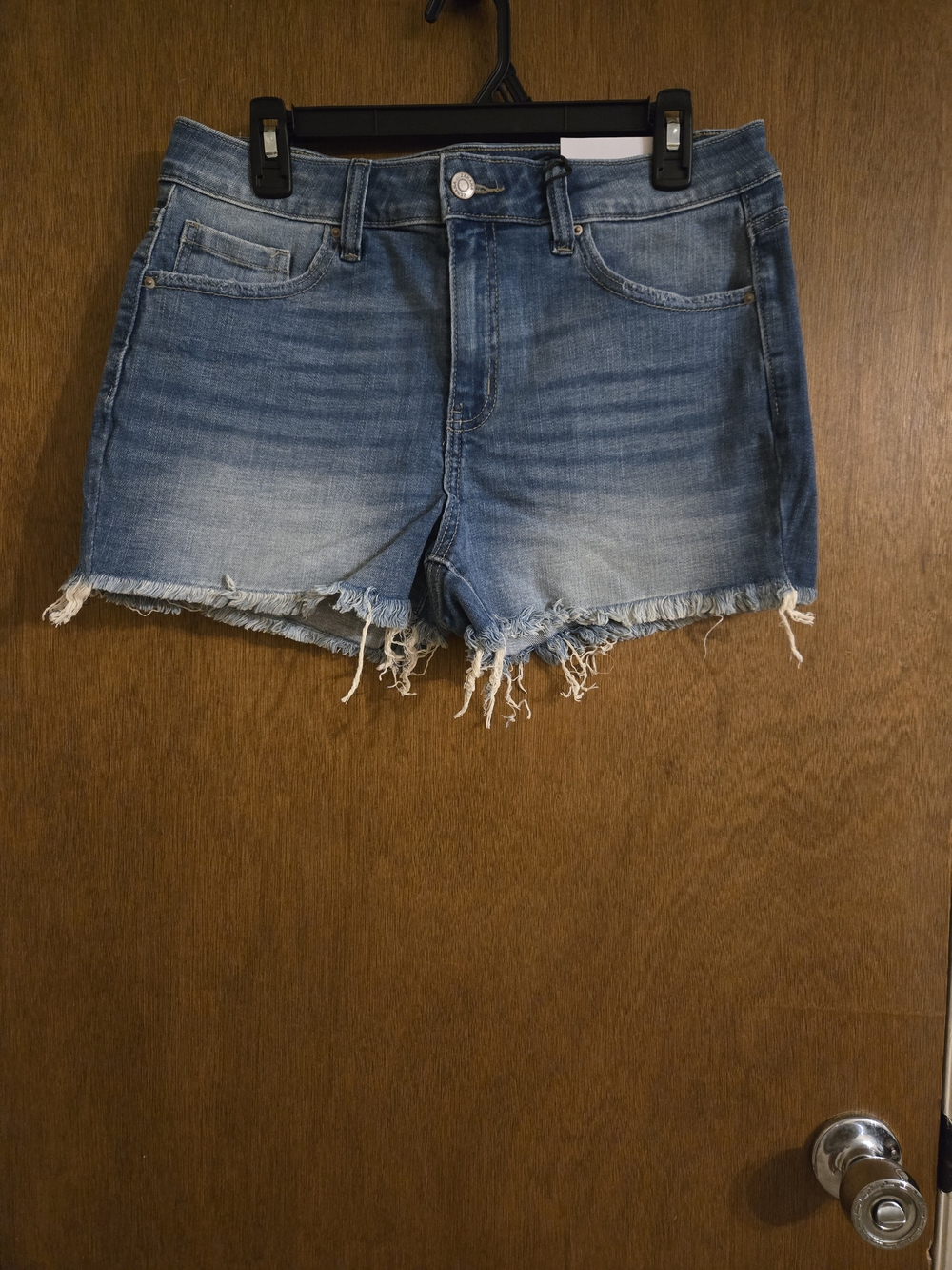 Zenana Distressed Denim Shorts